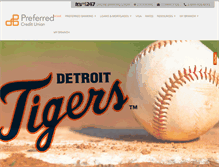 Tablet Screenshot of preferredcu.org